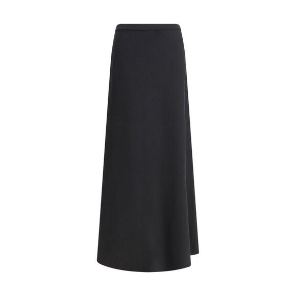 Max Mara ALine Maxi Skirt Women Black Skirts